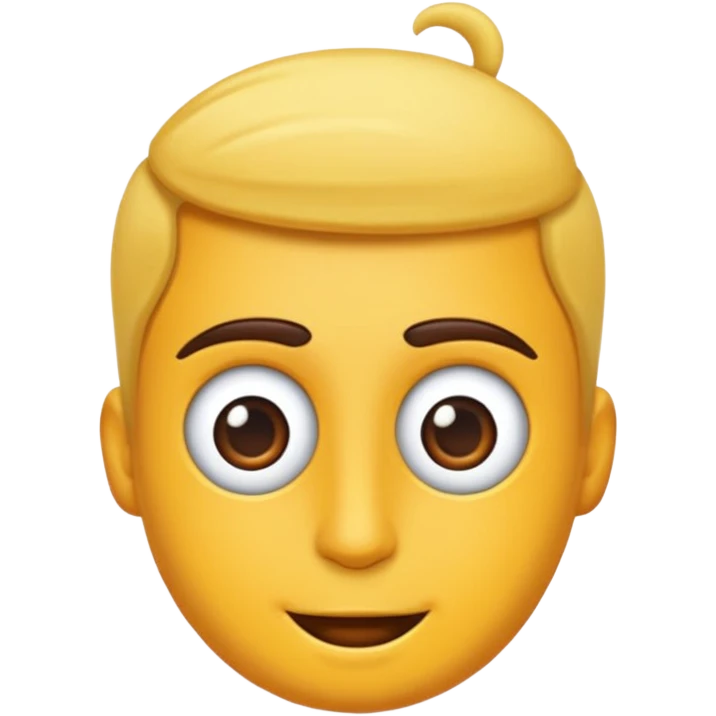 yuvarlak gözlüklü insan emoji