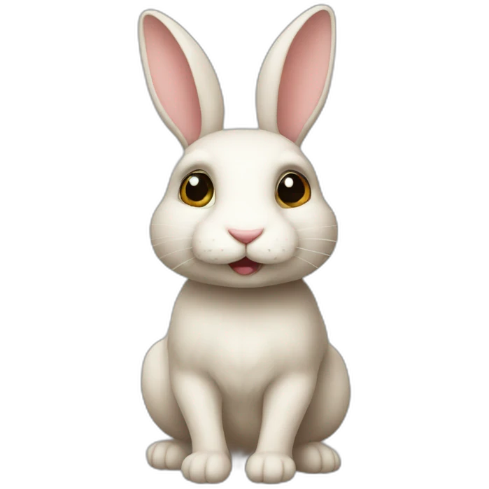 Lapin nue emoji