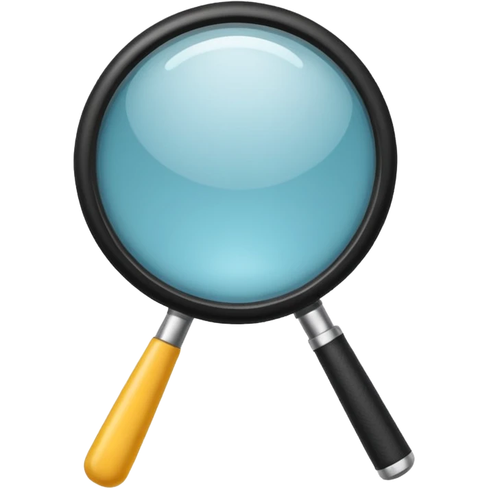 magnifying glass emoji