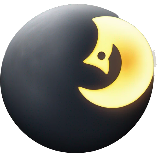 sol e lua eclipse  emoji