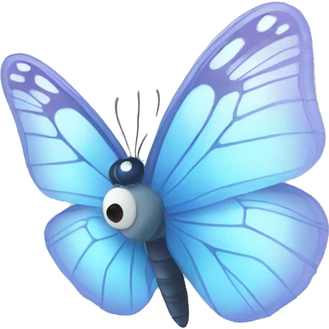 frozen butterfly emoji