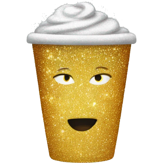 Sparkly cup  emoji