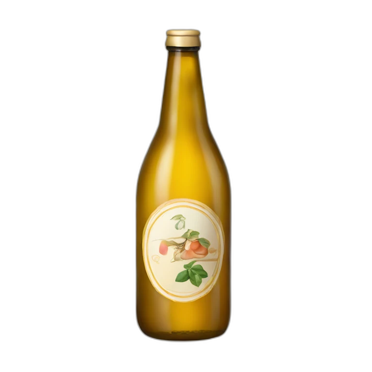 Une bouteille de cidre emoji