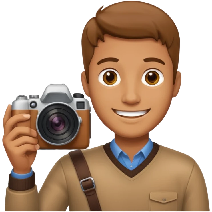 A Man Using A Camera emoji