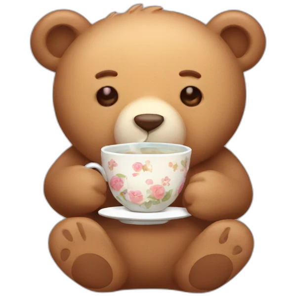 sleepytime tea bear emoji