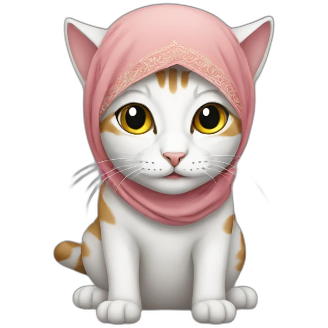 muslim cat emoji
