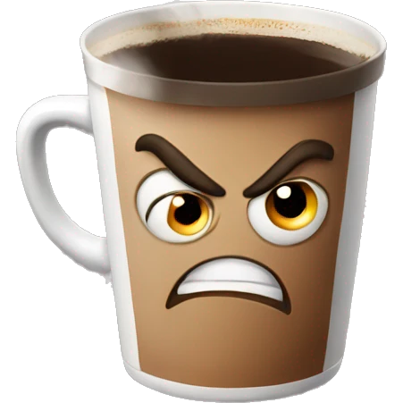 angry cooffe  emoji