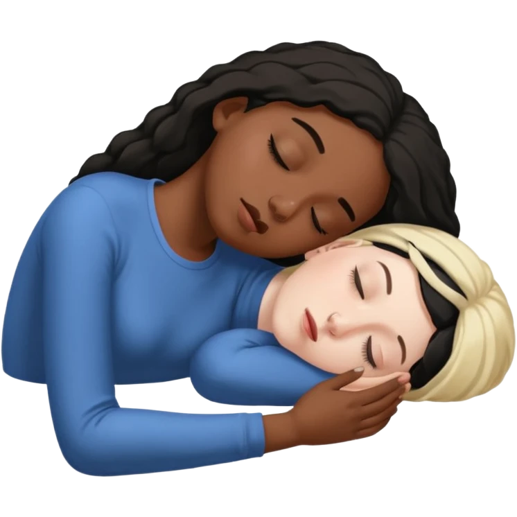 Fainting black girl emoji