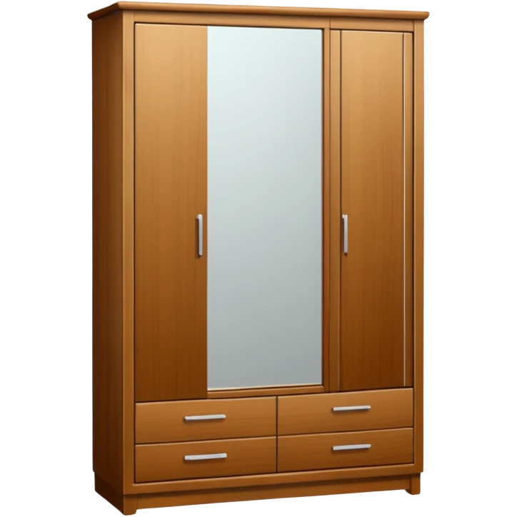 wardrobe modern closed mirror door emoji
