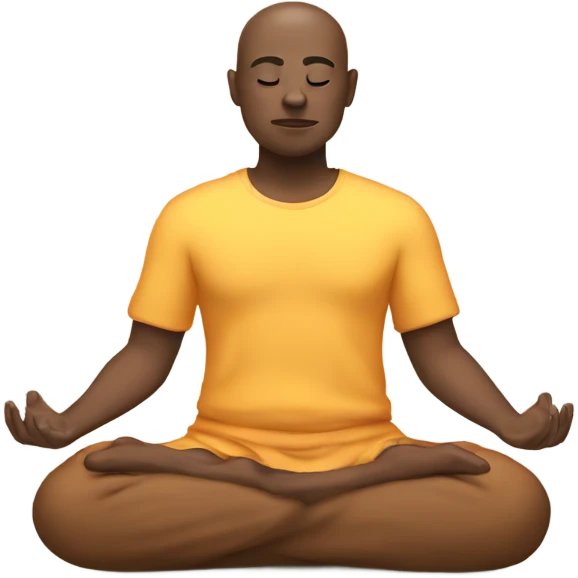 Meditate emoji