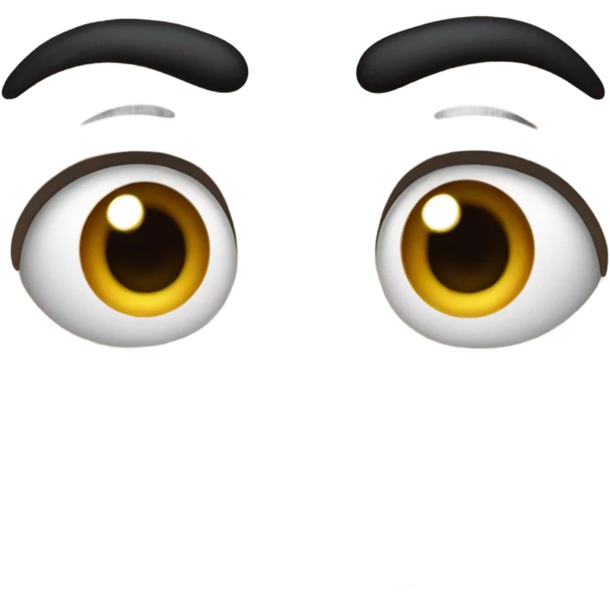 Intrigued and confused emoji