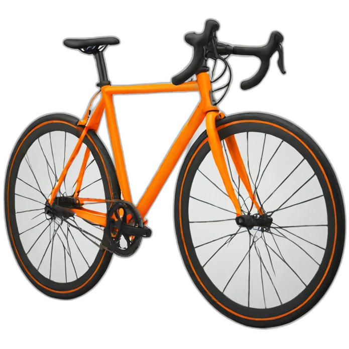 Orange Single Speed Bike emoji