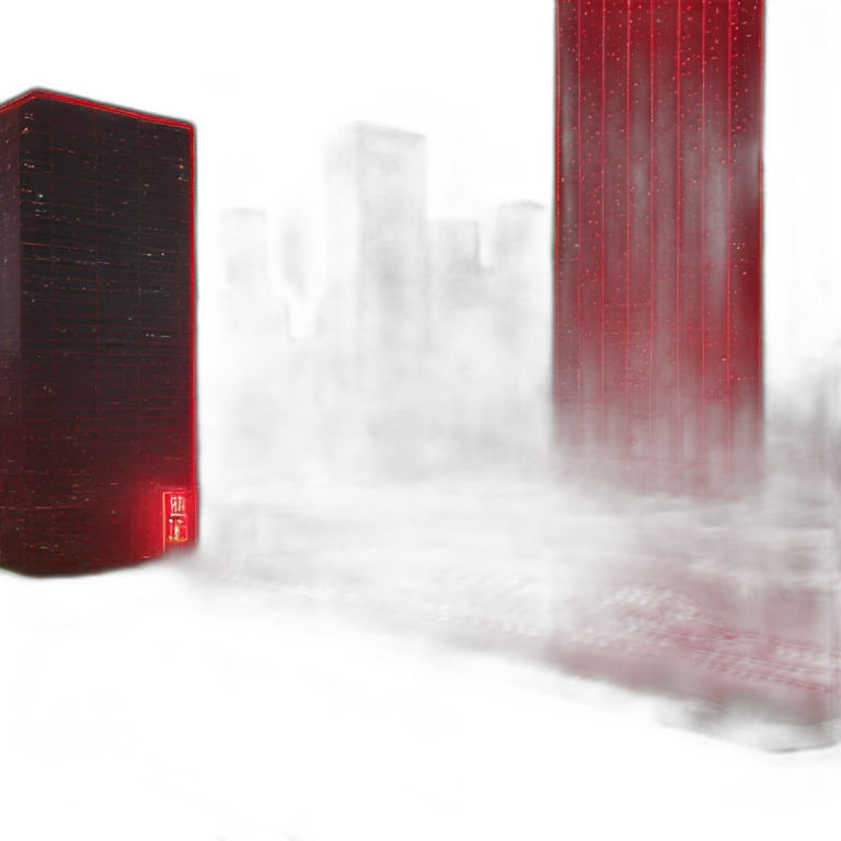 00 neon sign in bright red, with background of a city covered in greenscreen cloth - then convert any green into transparency and crop to show only neon sign emoji