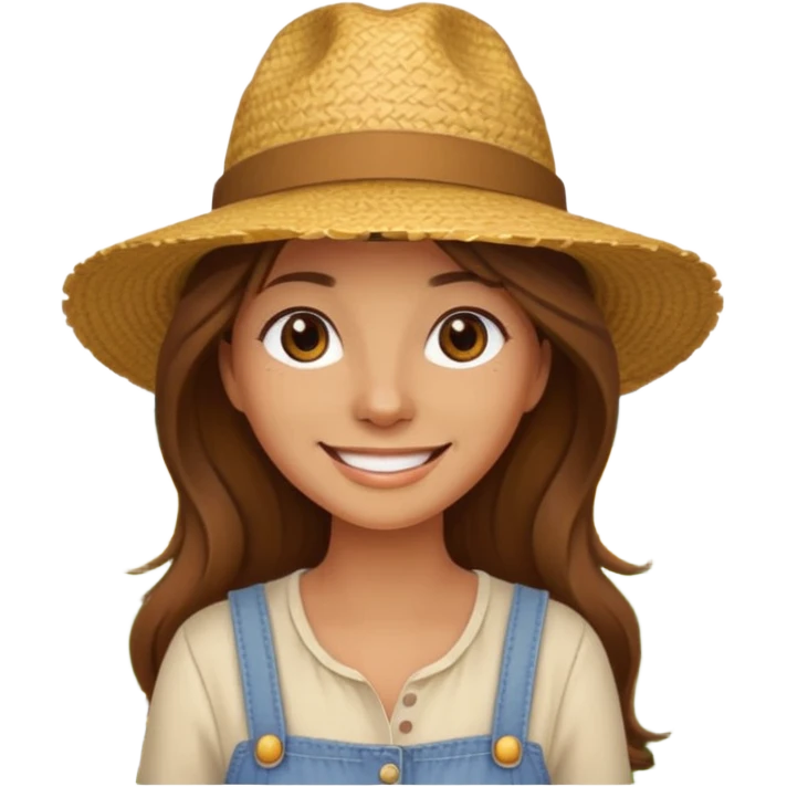 tia granjera dando like granjera  campo emoji