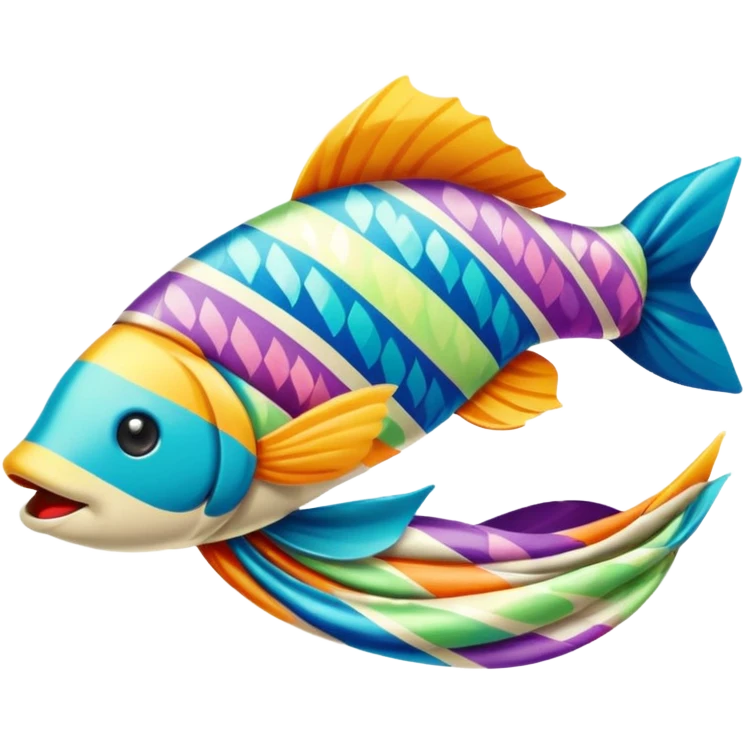 carp streamer hanging emoji