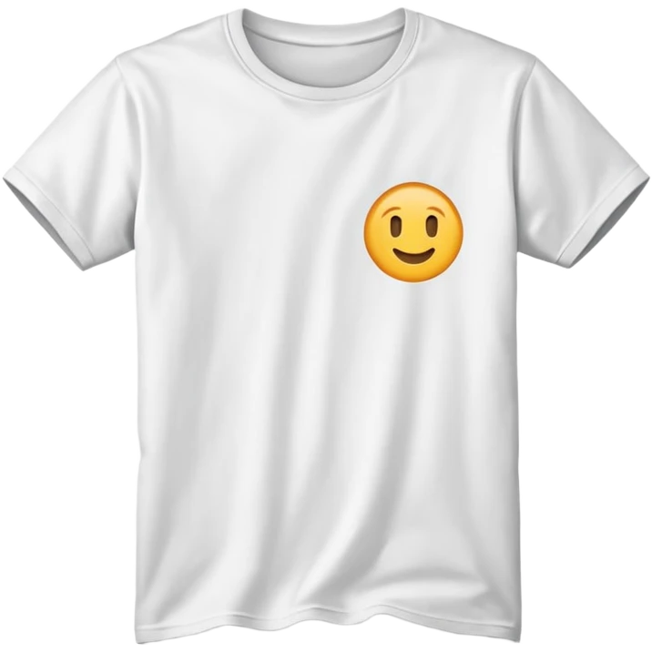 camiseta simple sin cara emoji