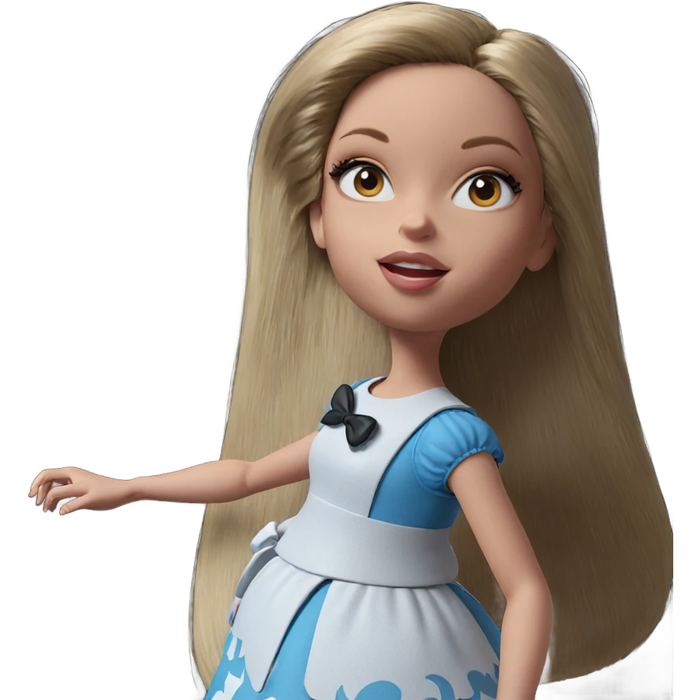alice in wonderland inspired girl emoji