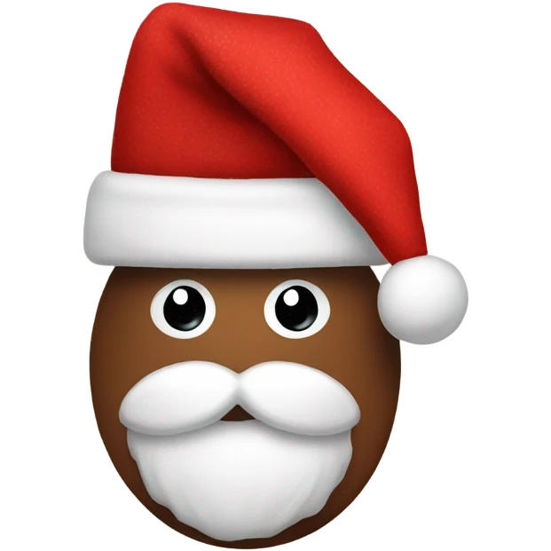 Santa sock emoji