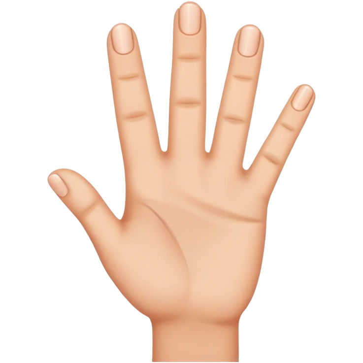 3 finger emoji
