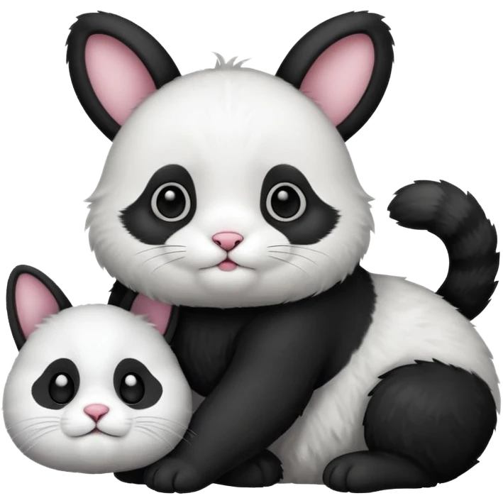 Cat,bunny,panda emoji