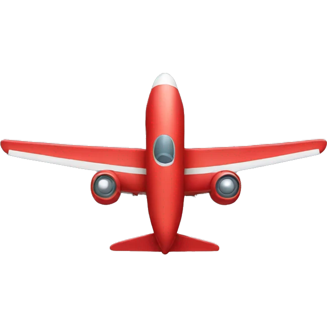 Red airplane  emoji