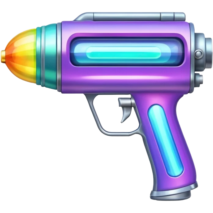 colorful plasma ray gun emoji