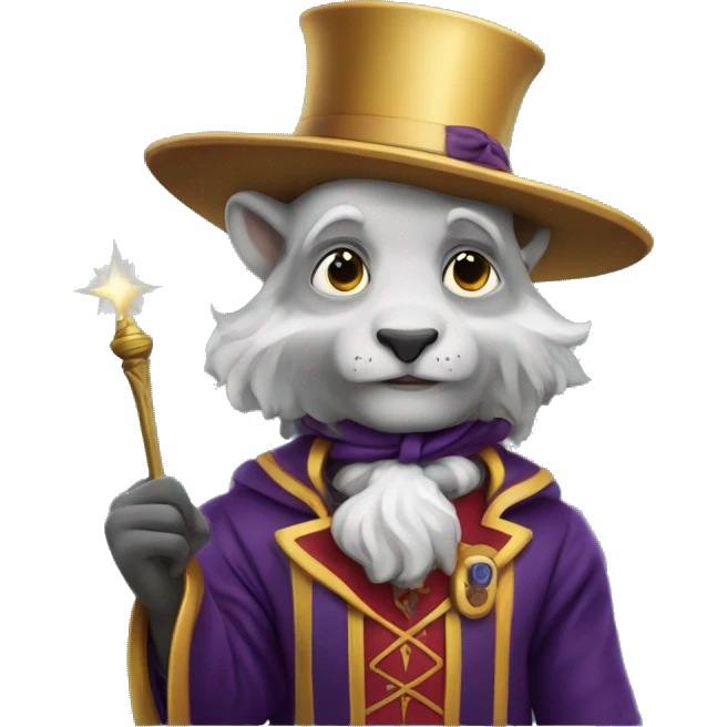 Franc-maçon en tenue de magicien  emoji