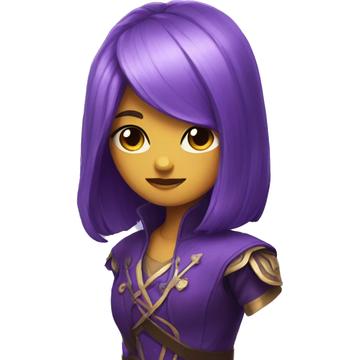 Violet from arcane emoji