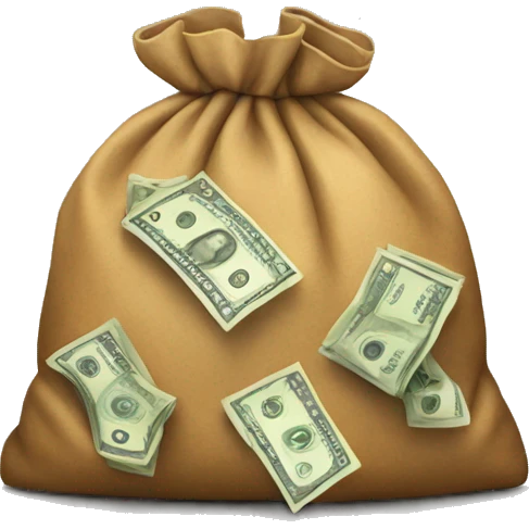 bag with money emoji