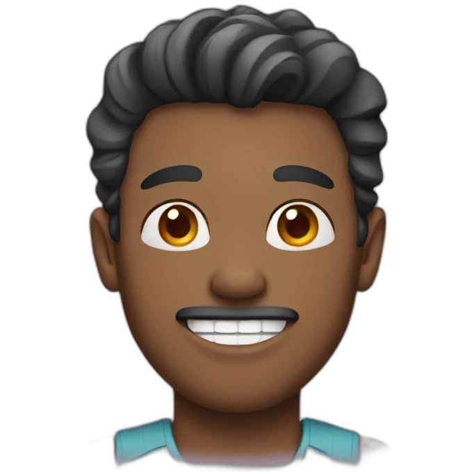 Man with braces emoji