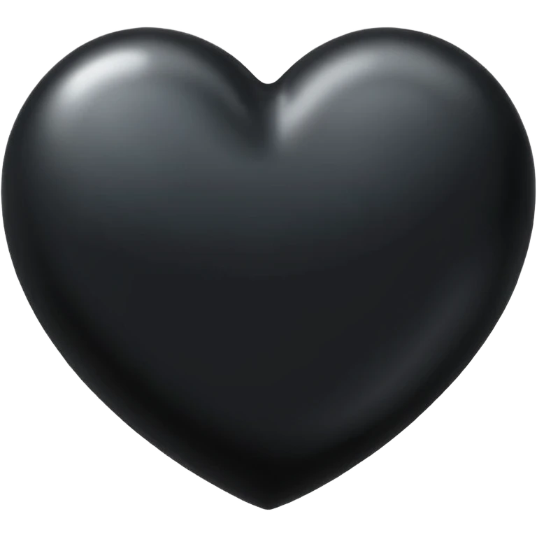 Black heart emoji