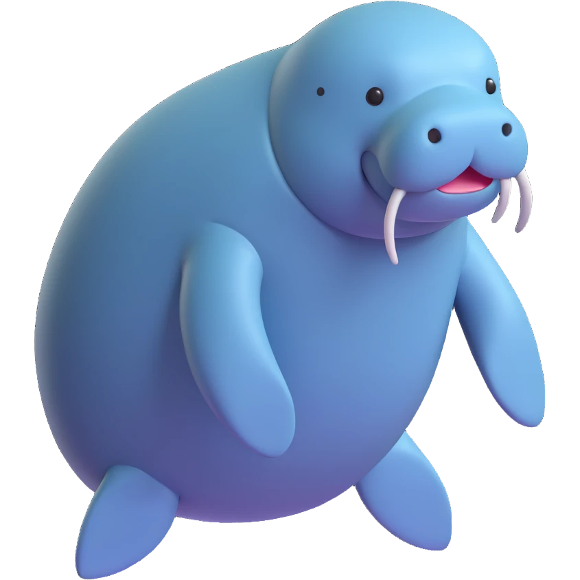 cute manatee emoji