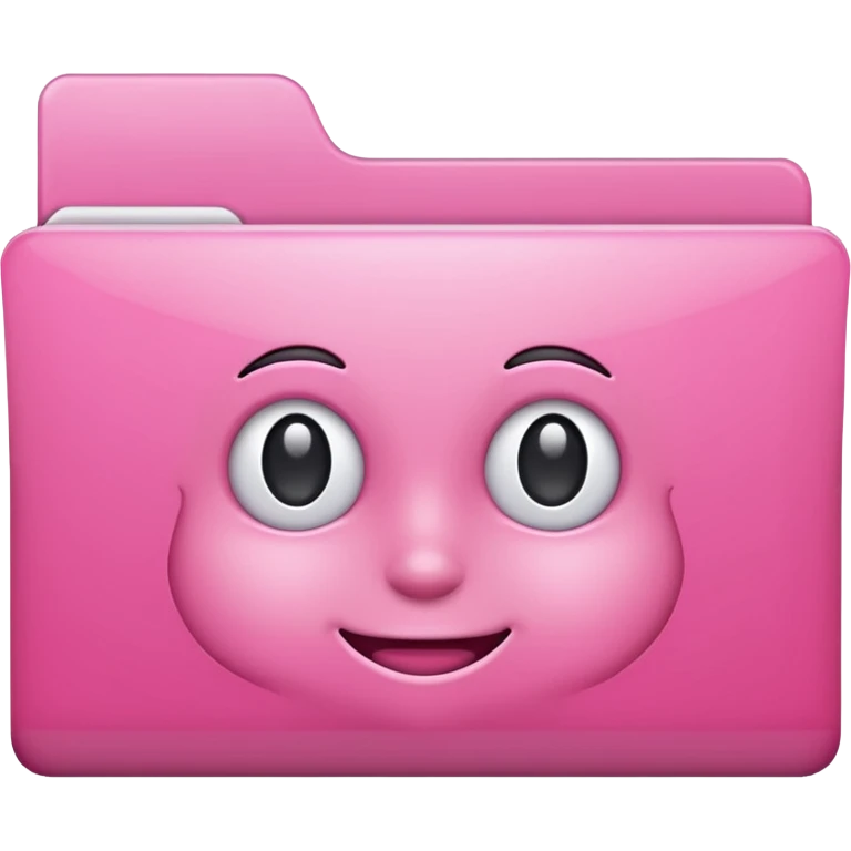 mix pink forward facing folder emoji