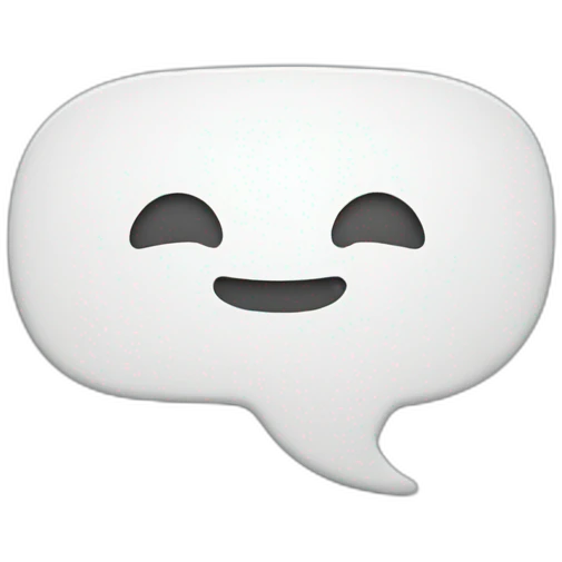 speech bubble emoji