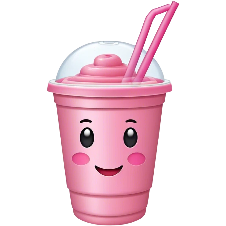 pink boba cup emoji