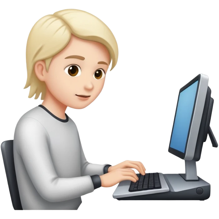 Person on computer  emoji