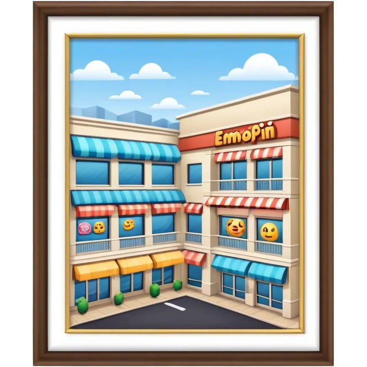 shopping center emoji