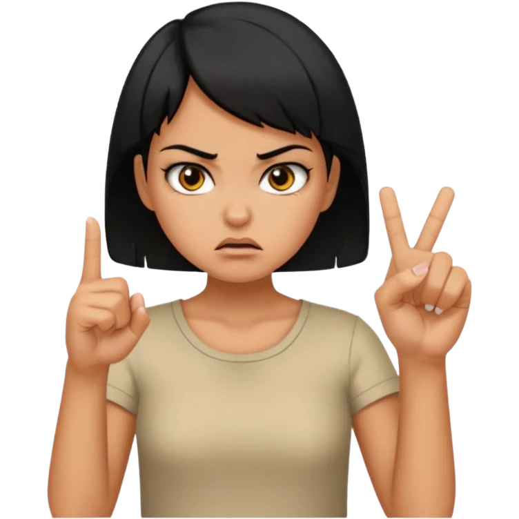 неко девка посылает тебя нахуй emoji