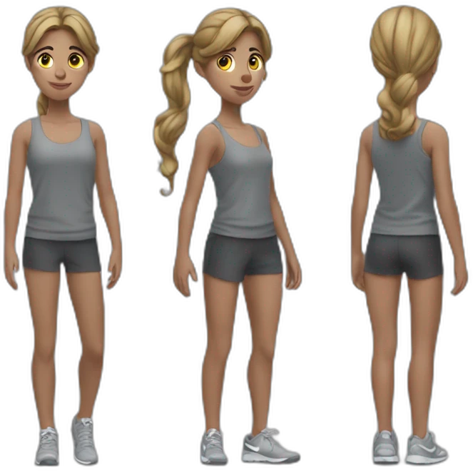 Adolescent portant des Nike emoji