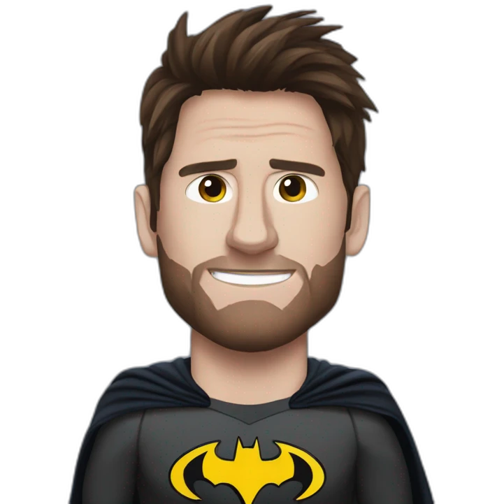 messi as batman emoji