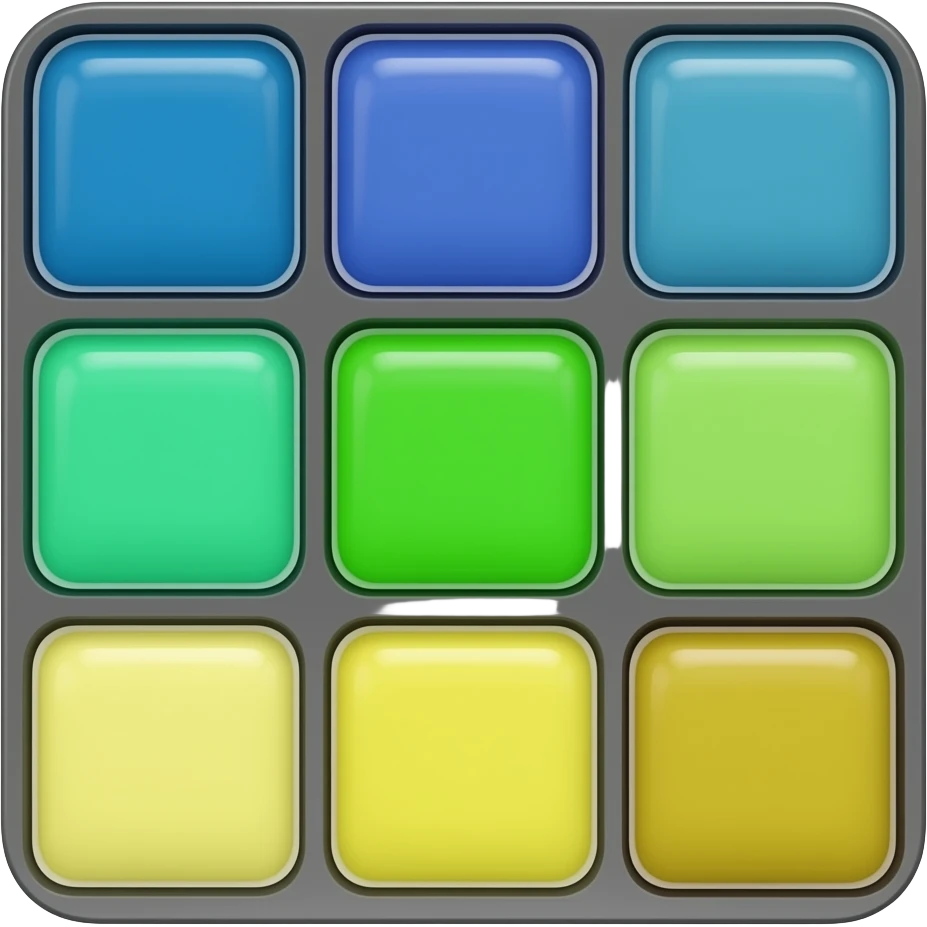 blue green y inspired by Barbie colour palette emoji