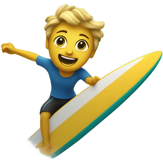 Me surfing  emoji