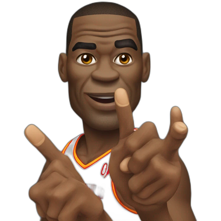 Mutombo finger wag emoji
