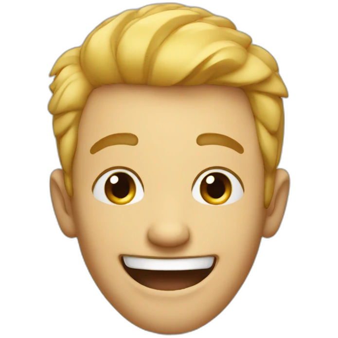 Laughing guy emoji