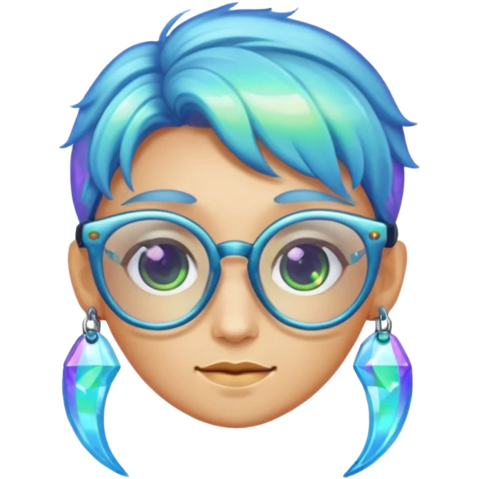 glasses with fae emoji