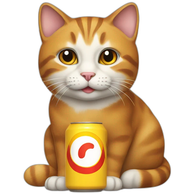 Cat at shell gas station emoji