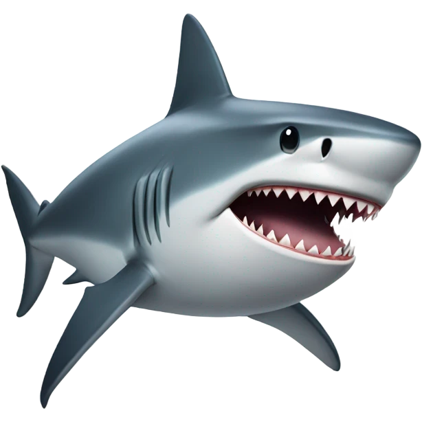 shark with big no emoji