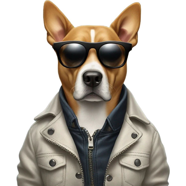 Dog that is a baddie emoji
