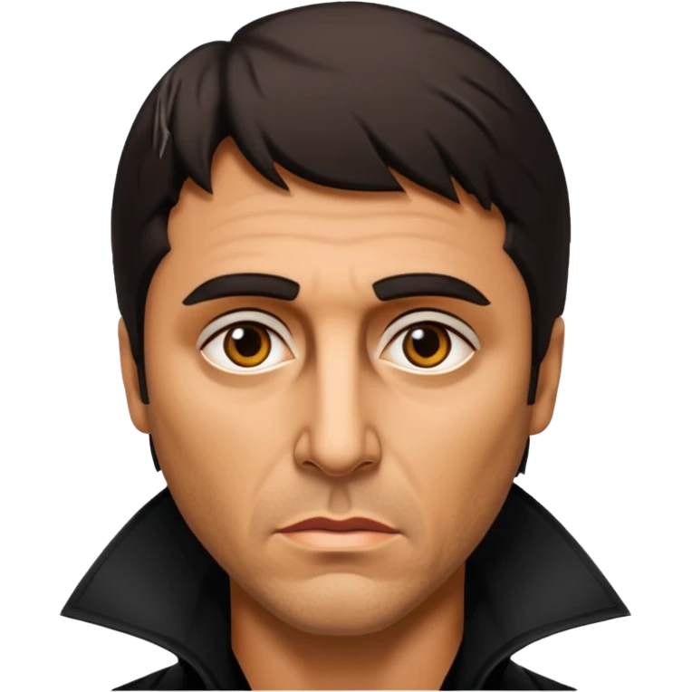 Tony Montana with a scar
 emoji