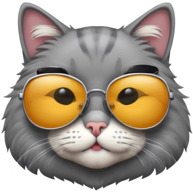 Cat wearing sunglasses emoji